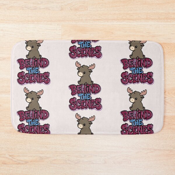 Item preview, Moose from behind with the inscription "Behind The Scenes" designed and sold by Tinkalvo.