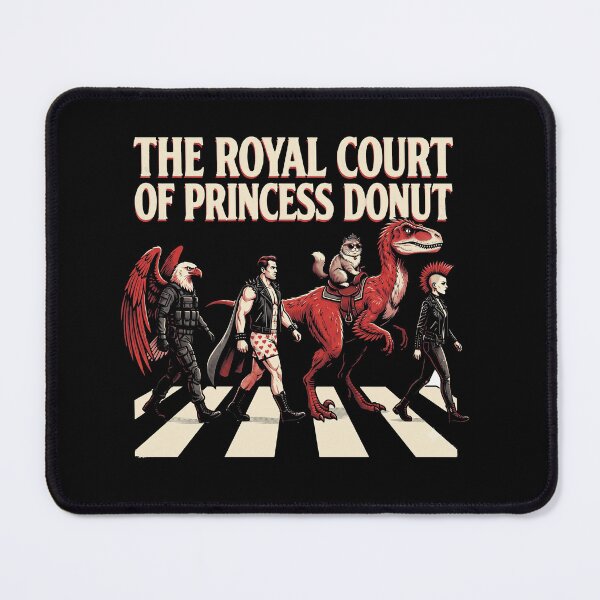 Item preview, The Royal Court of Princess Donut - Retro Crosswalk Parody designed and sold by AdyKurniawan.