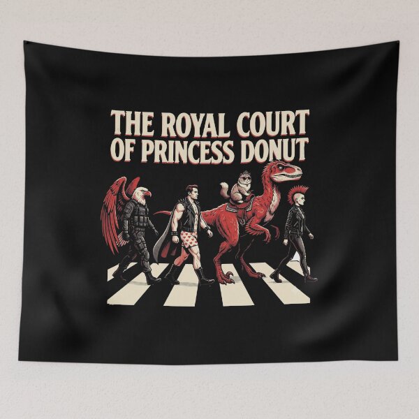 Item preview, The Royal Court of Princess Donut - Retro Crosswalk Parody designed and sold by AdyKurniawan.