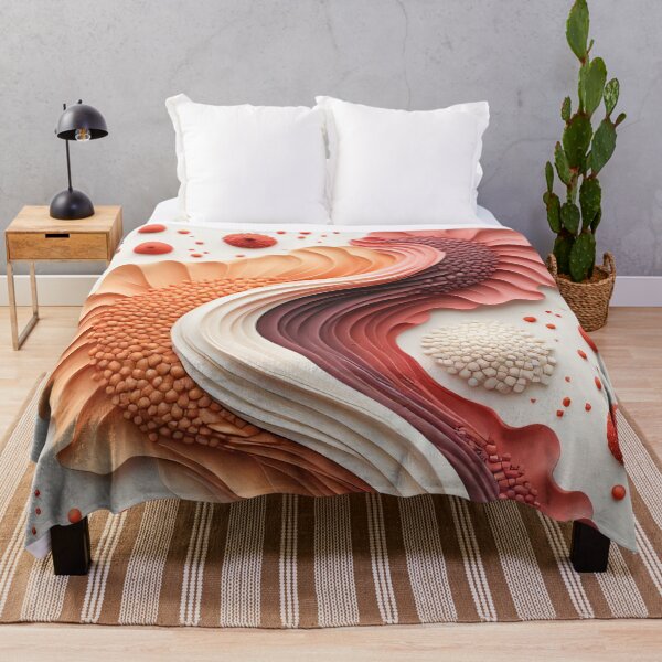 Item preview, Abstract organic shapes with color gradients in warm tones designed and sold by Mianku | Für das Leben.