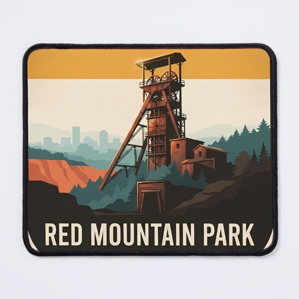 Item preview, Red Mountain Park Birmingham Alabama designed and sold by DetourDgn.