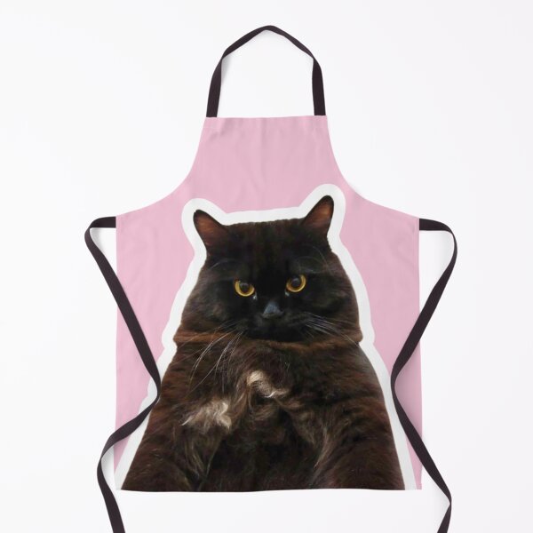 Item preview, The Serious Black Cat PNG designed and sold by Xuemisi.