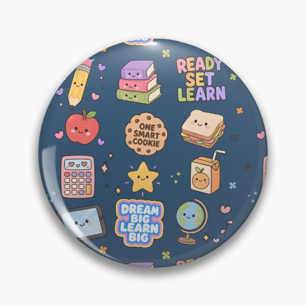 Item preview, Student Studying Cute Collage Pastel Seamless Pattern designed and sold by HowToCanadian.