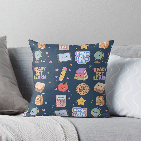 Item preview, Student Studying Cute Collage Pastel Seamless Pattern designed and sold by HowToCanadian.