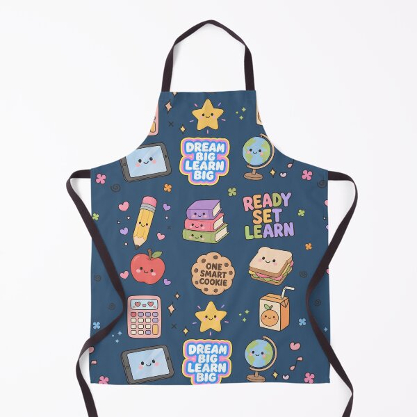 Item preview, Student Studying Cute Collage Pastel Seamless Pattern designed and sold by HowToCanadian.