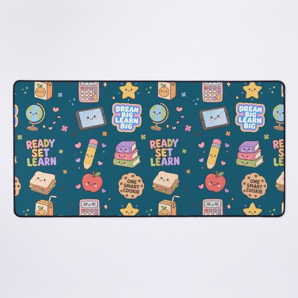 Item preview, Student Studying Cute Collage Pastel Seamless Pattern designed and sold by HowToCanadian.