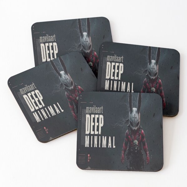 Item preview, Cybernetic Rabbit Warrior in Deep Darkness designed and sold by JMAVILA ART.