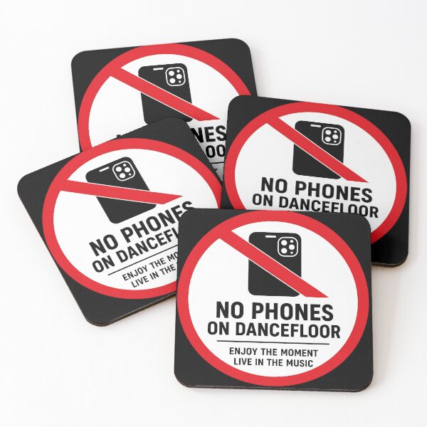 Item preview, No Phones On Dancefloor Live In The Music designed and sold by  ZenRave Designs.