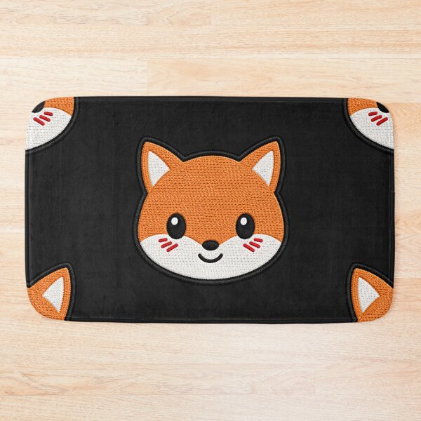 Item preview, Kawaii Fox Embroidery Patch Illustration designed and sold by ColorSplash123.