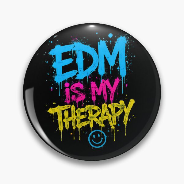 Item preview, EDM Is My Therapy – Neon Graffiti Rave Design designed and sold by RH Design Lab.