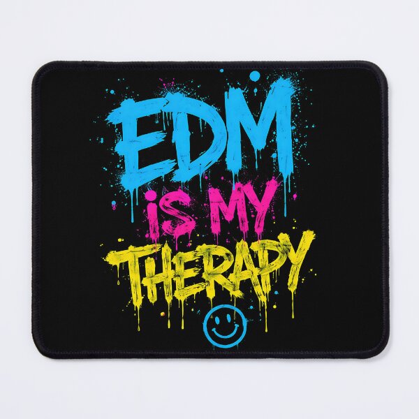 Item preview, EDM Is My Therapy – Neon Graffiti Rave Design designed and sold by RH Design Lab.