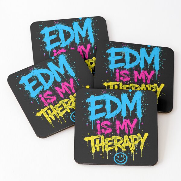 Item preview, EDM Is My Therapy – Neon Graffiti Rave Design designed and sold by RH Design Lab.