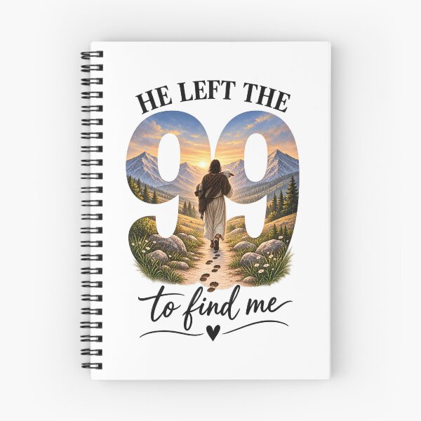 Item preview, He Left the 99 to Find Me - Christian Lost Sheep Cross designed and sold by oumayma mokrane.