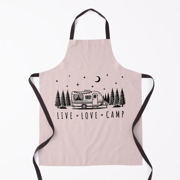 Item preview, Live Love Camp Shirt – Vintage Camper Graphic Tee | Camping & RV Adventure T-Shirt designed and sold by Golden Blaze Studio.