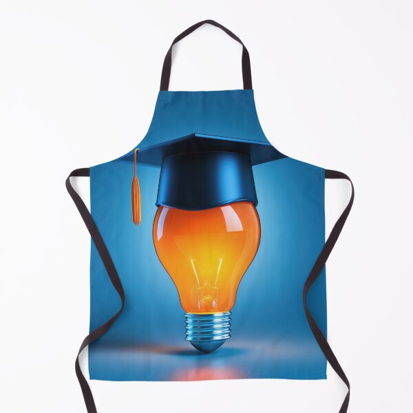 Item preview, Light Bulb with Graduation Cap – Bright Ideas and Education designed and sold by WordPlayStudio.