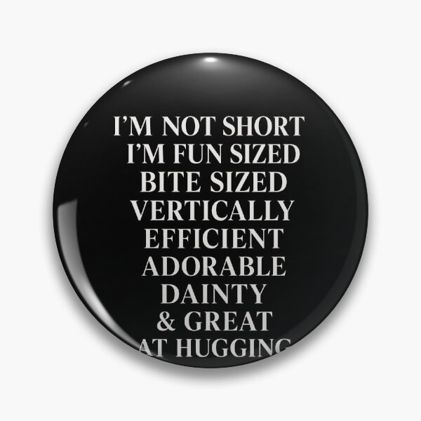 Item preview, Funny Im Not Short Im Fun Sized Hugging Humor Art designed and sold by elderberry.