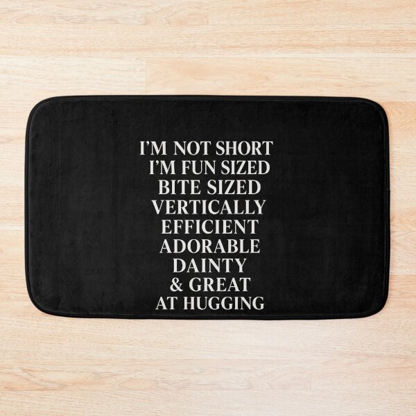 Item preview, Funny Im Not Short Im Fun Sized Hugging Humor Art designed and sold by elderberry.