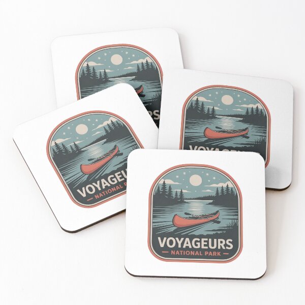 Item preview, Voyageurs National Park Vintage Travel Badge designed and sold by Teelogic.