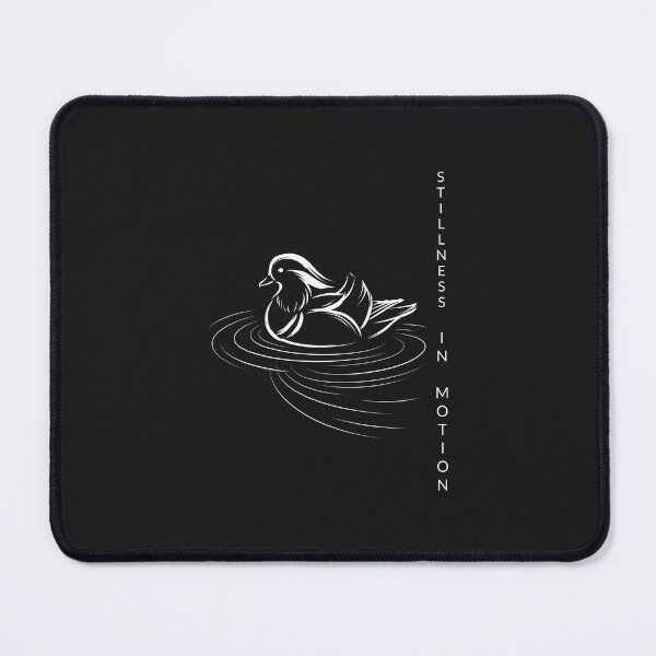 Item preview, Stillness in Motion Mandarin Duck - Zen Minimalist Line Art designed and sold by SplashTastic.