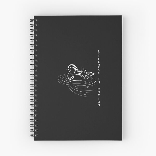 Item preview, Stillness in Motion Mandarin Duck - Zen Minimalist Line Art designed and sold by SplashTastic.