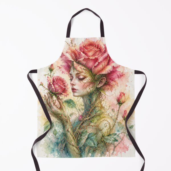 Item preview, Rose personified — a botanical dream in watercolor designed and sold by Axokris.