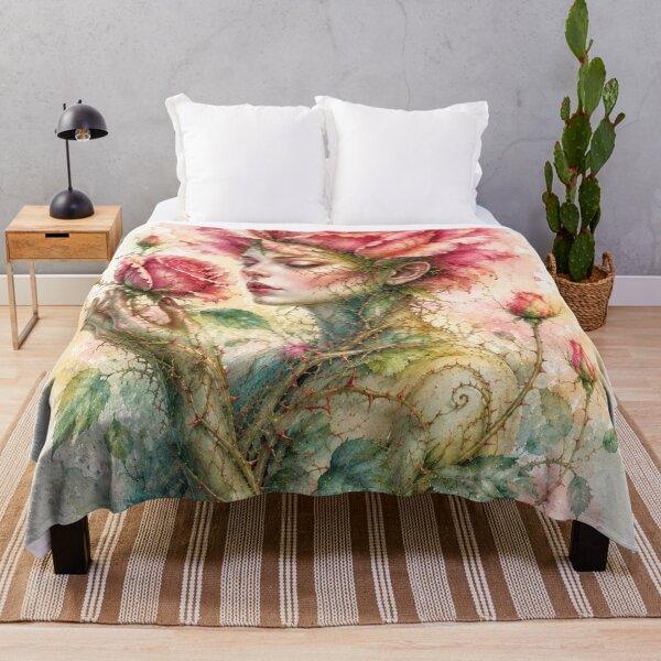 Item preview, Rose personified — a botanical dream in watercolor designed and sold by Axokris.