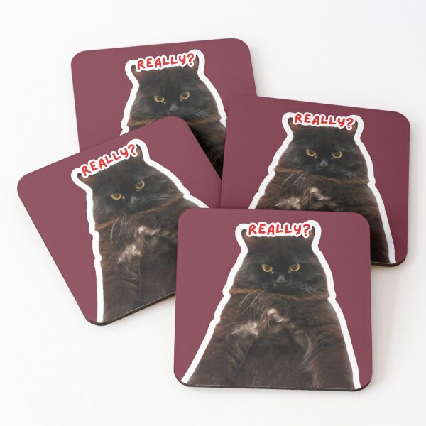 Item preview, The Serious Black Cat 2 PNG designed and sold by Xuemisi.