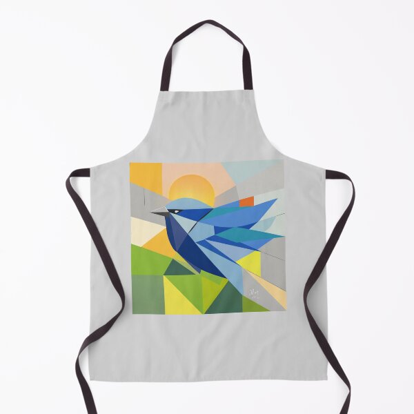Item preview, Geometric Blue Wren with Sunlight designed and sold by WildPaletteMM.