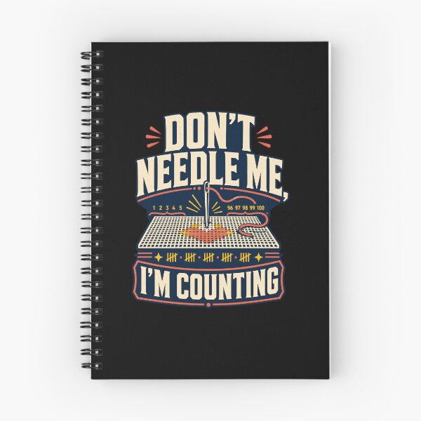 Item preview, Funny Dont Needle Me Im Counting Cross Stitching Humor Art designed and sold by elderberry.