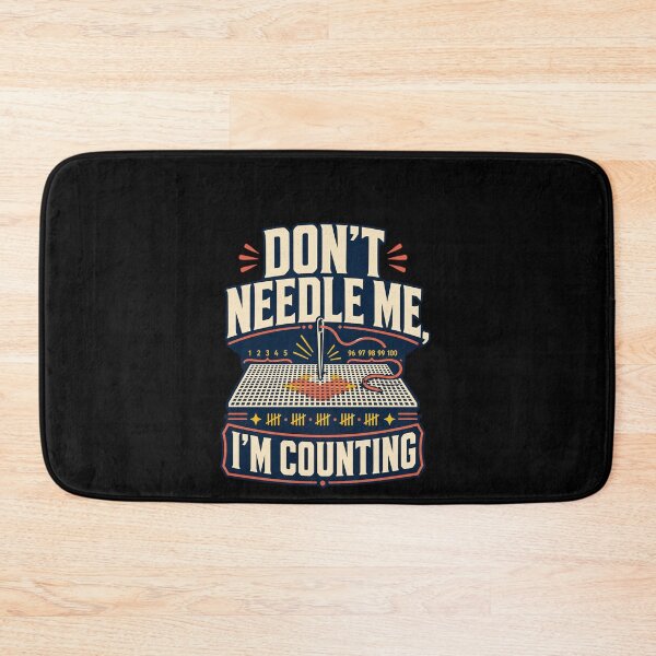 Item preview, Funny Dont Needle Me Im Counting Cross Stitching Humor Art designed and sold by elderberry.