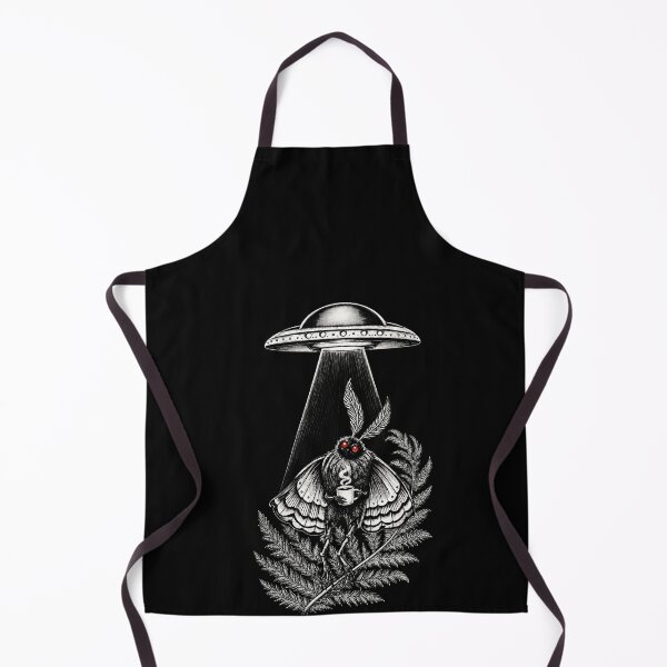 Item preview, Funny UFO Abduction Mothman Holding Coffee Cryptid Art designed and sold by elderberry.