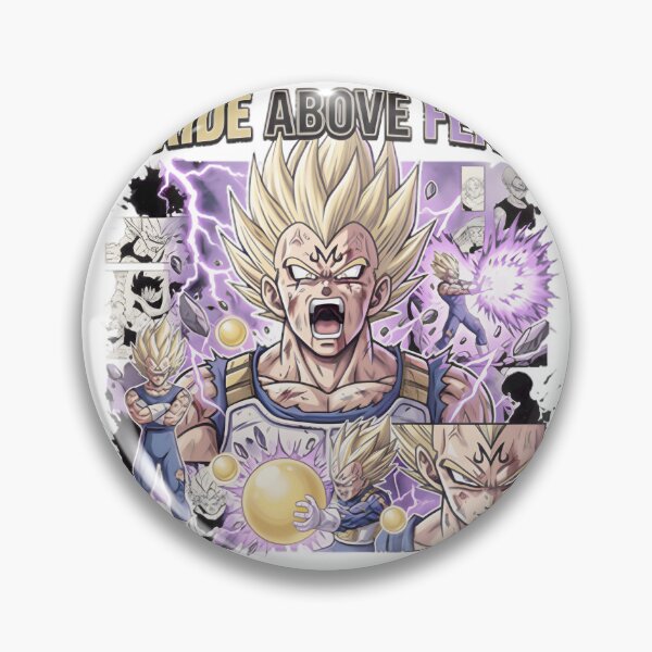 Item preview, Majin Vegeta Vintage Collage designed and sold by CharlesParker2.