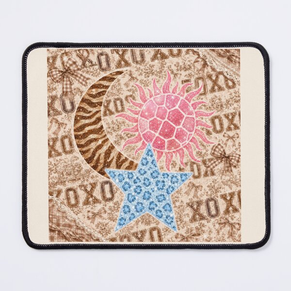 Item preview, Coquette XOXO Moon Sun Star Leopard Collage designed and sold by Yellowriversss.