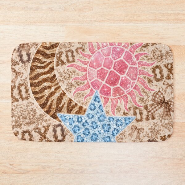 Item preview, Coquette XOXO Moon Sun Star Leopard Collage  designed and sold by Yellowriversss.