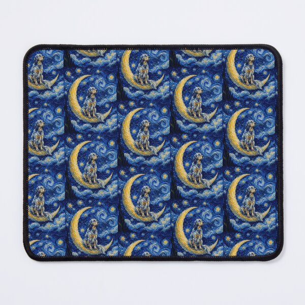 Item preview, Funny English Setter Starry Night Painting Cute Moon Stars Mom Dad Kids designed and sold by FurryHavenPH.