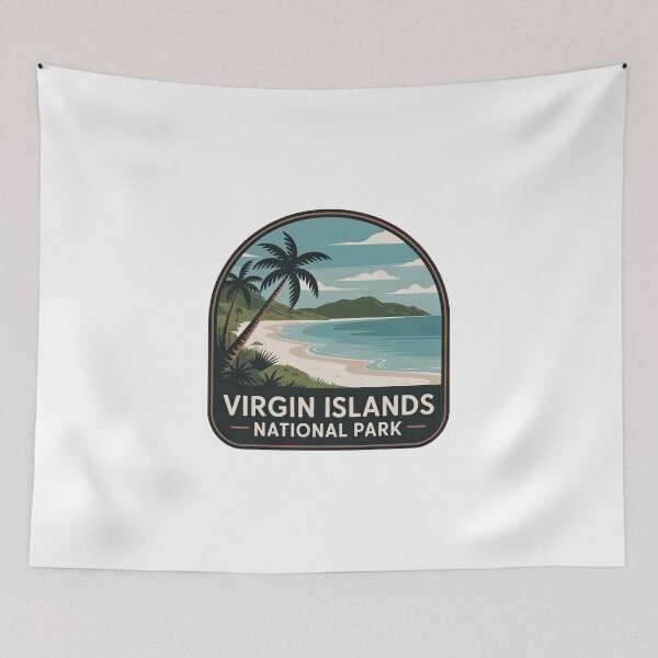 Item preview, Virgin Islands National Park Vintage Travel Badge designed and sold by Teelogic.