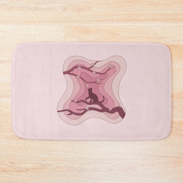 Item preview, Pastel Spring Cat Among Cherry Blossoms designed and sold by CozyLittleShop.