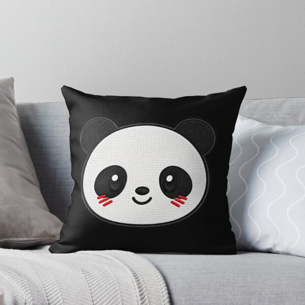 Item preview, Kawaii Panda Embroidery Patch Illustration designed and sold by ColorSplash123.