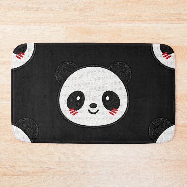Item preview, Kawaii Panda Embroidery Patch Illustration designed and sold by ColorSplash123.