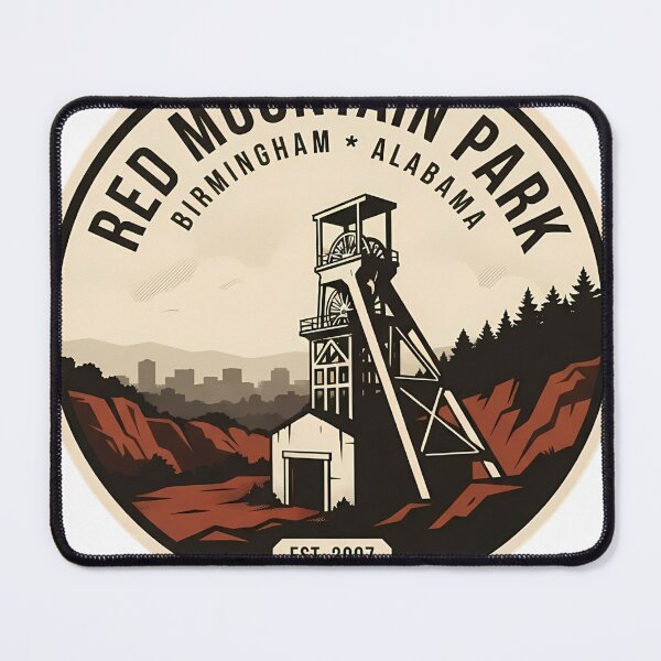 Item preview, Red Mountain Park Birmingham Alabama designed and sold by DetourDgn.