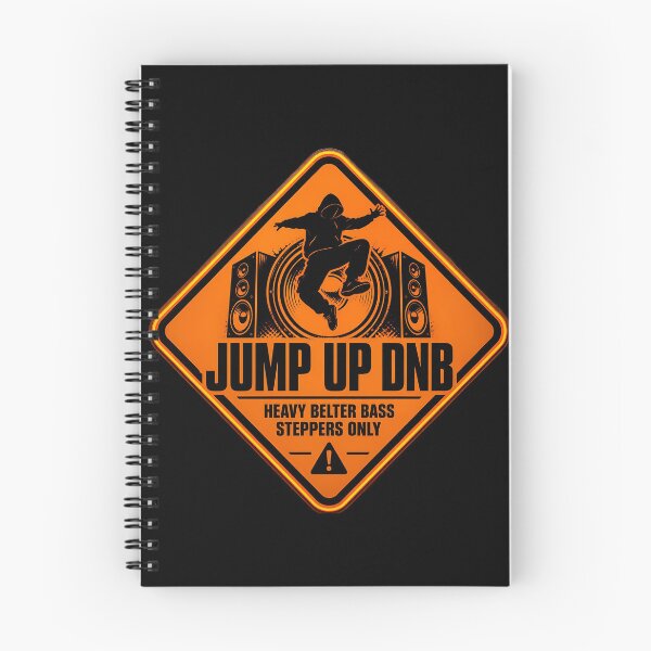 Item preview, Jump Up DNB Heavy Bass Warning Sign designed and sold by  ZenRave Designs.