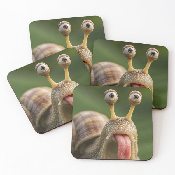 Item preview, Funny Tired Snail with Tongue Out designed and sold by Vaelia.
