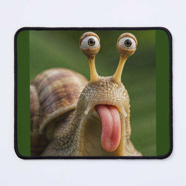 Item preview, Funny Tired Snail with Tongue Out designed and sold by Vaelia.