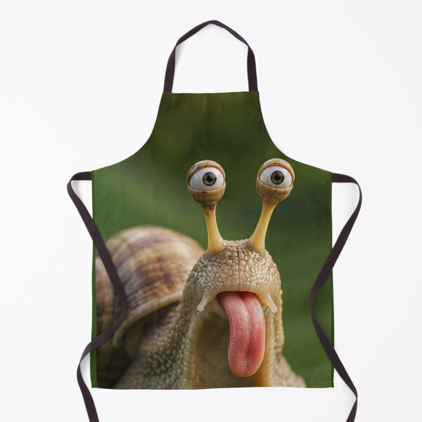 Item preview, Funny Tired Snail with Tongue Out designed and sold by Vaelia.