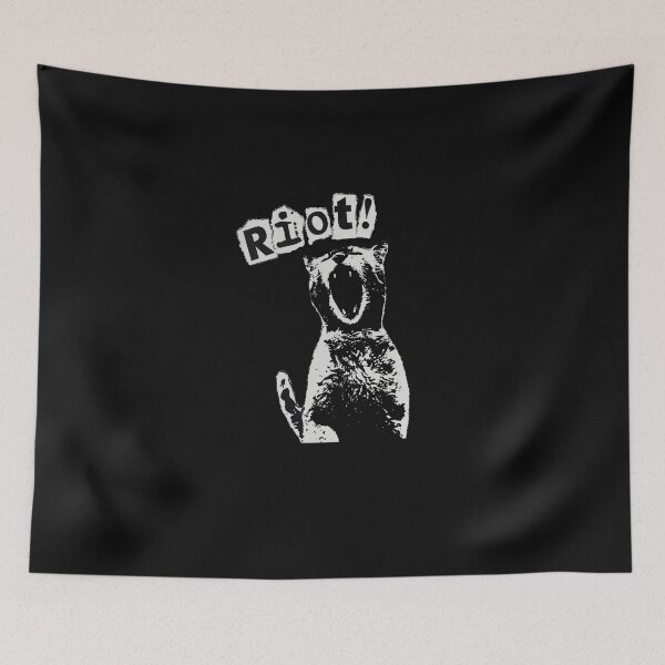 Item preview, Riot Cat Vintage Punk Protest designed and sold by Gbriel3.