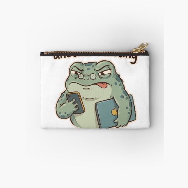 Item preview, Grumpy Frog Survived Another Meeting That Should Have Been an Email Tee designed and sold by KIDEnia.