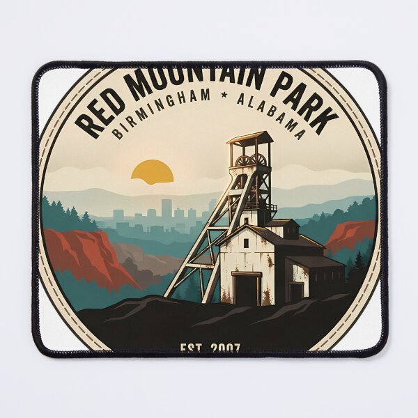 Item preview, Red Mountain Park Birmingham Alabama designed and sold by DetourDgn.