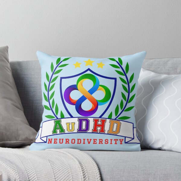 Item preview, AUDHD Neurodiversity University Logo - Rainbow designed and sold by Danspie.