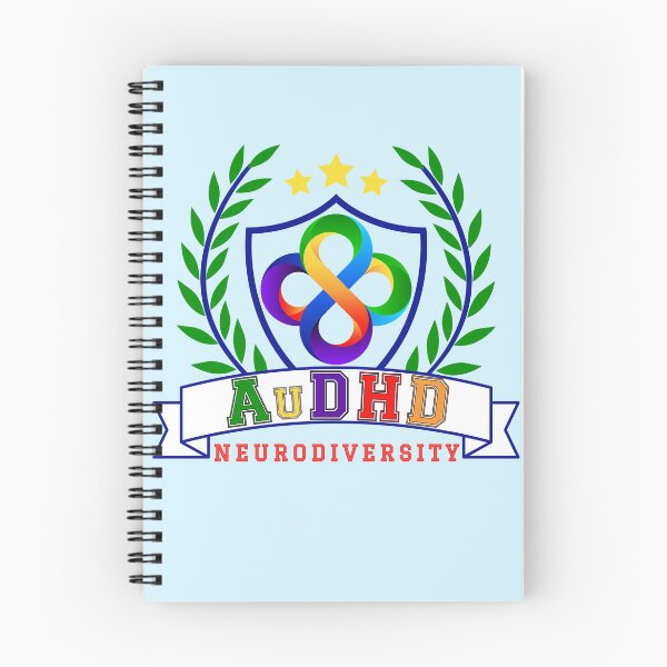 Item preview, AUDHD Neurodiversity University Logo - Rainbow designed and sold by Danspie.