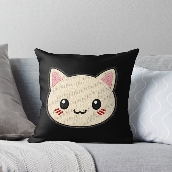 Item preview, Kawaii Cat Embroidery Patch Illustration designed and sold by ColorSplash123.